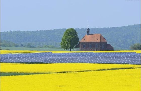 Épaisseur 0.5mm - 15mm a galvanisé la parenthèse solaire de la terre de système solaire en acier de support