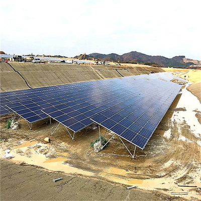 Un bon prix. Support simple de panneau solaire de système de support de terrasse d'au sol de construction d'ODM d'OEM en ligne