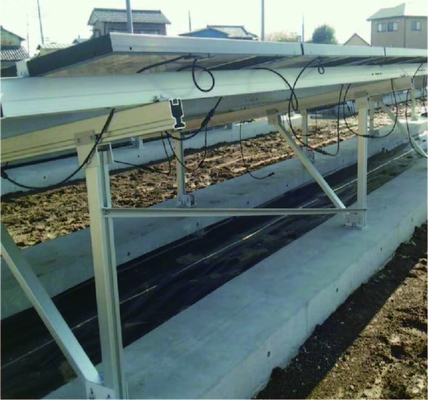 Un bon prix. Panneau solaire de C-acier photovoltaïque rectifié montage du support solaire industriel de systèmes en ligne