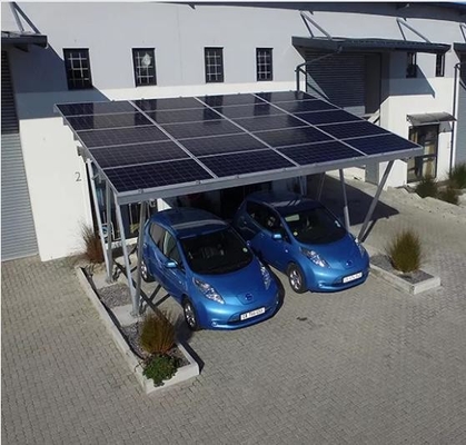 Un bon prix. Parenthèse solaire de parking imperméable en aluminium de support de panneau solaire de parking en ligne