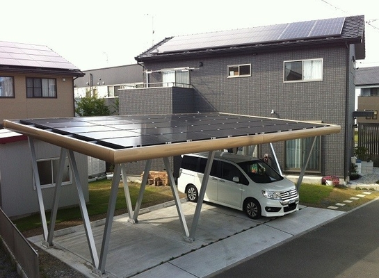 Un bon prix. Système de support anodisé pleine par installation d'au sol de panneau solaire de parking en ligne